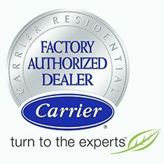 Carrier factory authorized dealer seal